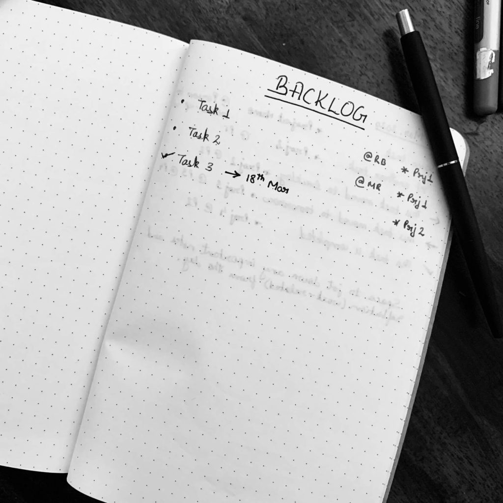 Backlog Page