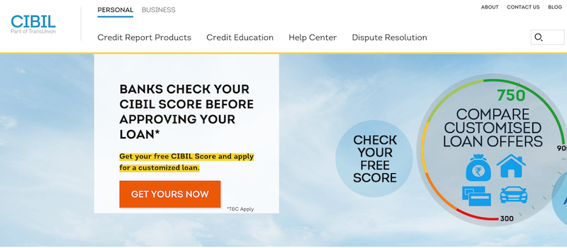 Free Credit Report - Cibil