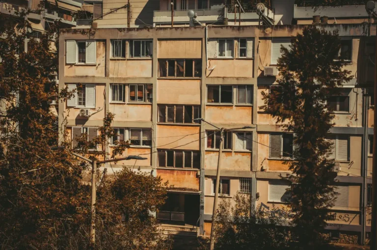 Gated community view illustrating governance dynamics in housing societies