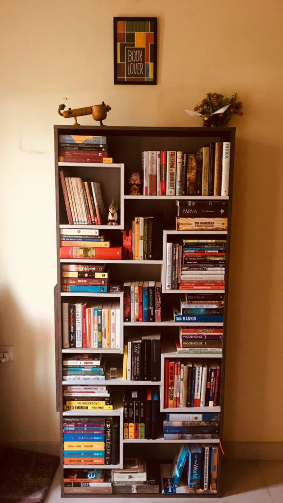 a glimpse of my bookshelf